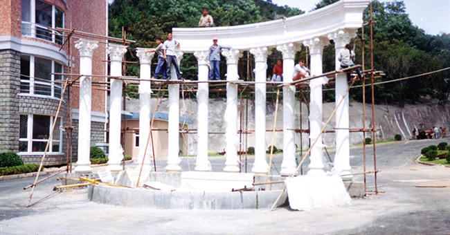 小區歐式回廊-材質：GRC